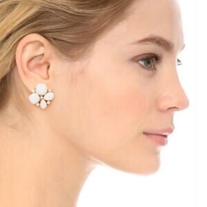 Kate Spade Seastone Sparkle Ivory Earrings
